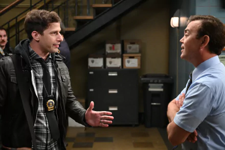Joe Lo Truglio Andy Samberg TV Show Brooklyn Nine-Nine HD Desktop Wallpaper | Background Image