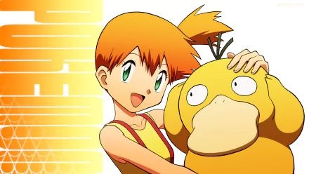 Psyduck (Pokémon) Misty (Pokémon) Anime Pokemon HD Desktop Wallpaper | Background Image