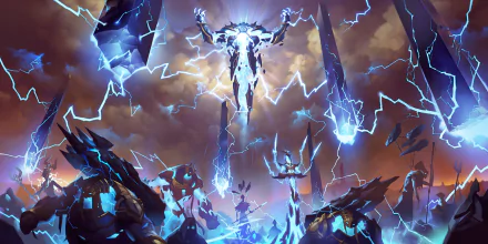 Xerath (League Of Legends) video game Legends of Runeterra HD Desktop Wallpaper | Background Image