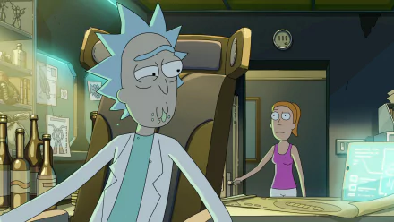 Summer Smith Rick Sanchez TV Show Rick and Morty HD Desktop Wallpaper | Background Image