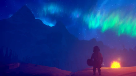 video game Skabma - Snowfall HD Desktop Wallpaper | Background Image