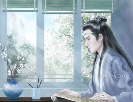Lan Xichen Liu Haikuan TV Show The Untamed HD Desktop Wallpaper | Background Image