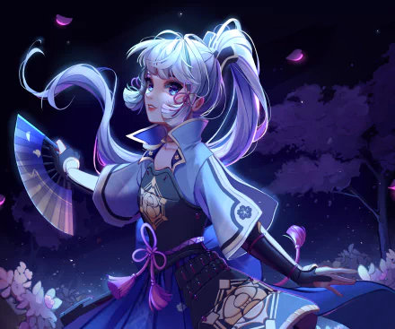 Kamisato Ayaka (Genshin Impact) video game Genshin Impact HD Desktop Wallpaper | Background Image