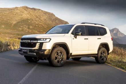 white car SUV vehicle Toyota Land Cruiser GR-S HD Desktop Wallpaper | Background Image