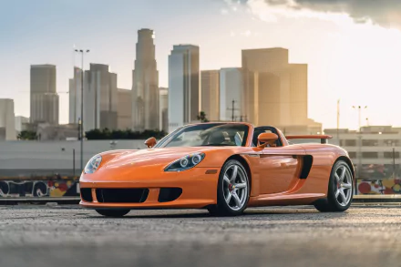 orange car vehicle Porsche Carrera GT HD Desktop Wallpaper | Background Image