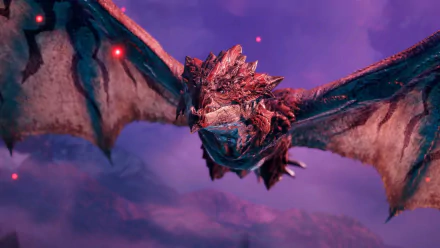 Rathalos (Monster Hunter) video game Monster Hunter Rise HD Desktop Wallpaper | Background Image