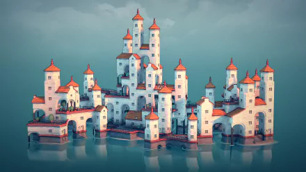 video game Townscraper HD Desktop Wallpaper | Background Image