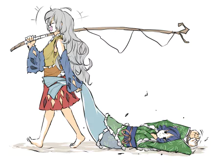 Sakata Nemuno Wakasagihime (Touhou) Anime Touhou HD Desktop Wallpaper | Background Image