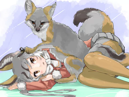 Island Fox (Kemono Friends) Anime Kemono Friends HD Desktop Wallpaper | Background Image