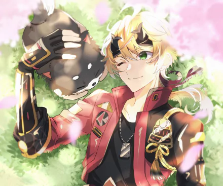 Taroumaru (Genshin Impact) Shiba (Genshin Impact) video game Genshin Impact HD Desktop Wallpaper | Background Image