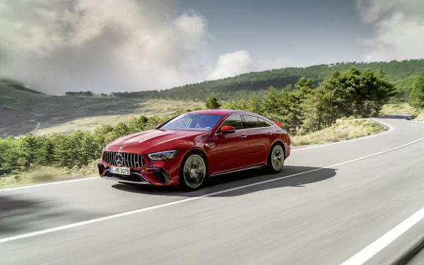  Red Mercedes-AMG GT 63 S E Performance 4-Door Coupé (X290)