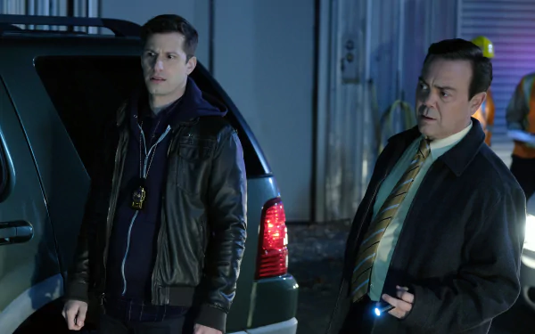 Joe Lo Truglio Andy Samberg TV Show Brooklyn Nine-Nine HD Desktop Wallpaper | Background Image
