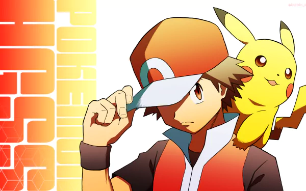 Pikachu Red (Pokémon) video game Pokemon HD Desktop Wallpaper | Background Image