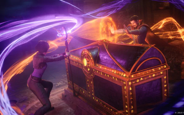 Nico Minoru Doctor Strange video game Marvel's Midnight Suns HD Desktop Wallpaper | Background Image
