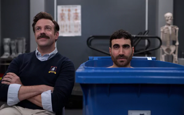 Brett Goldstein Jason Sudeikis TV Show Ted Lasso HD Desktop Wallpaper | Background Image