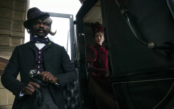 Agreus Astrayon Imogen Spurnrose David Gyasi Tamzin Merchant TV Show Carnival Row HD Desktop Wallpaper | Background Image