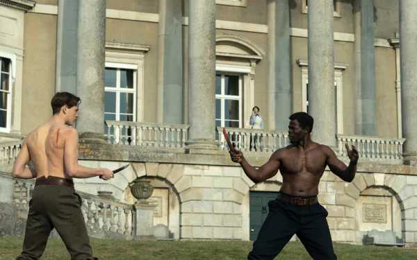 Harris Dickinson Djimon Hounsou movie The King's Man HD Desktop Wallpaper | Background Image