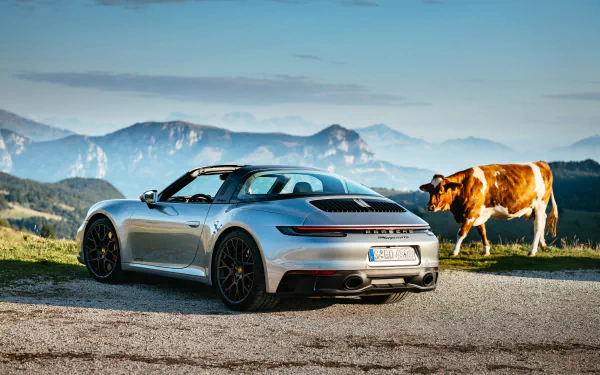 Porsche 911 Targa 4 GTS vehicle Porsche 911 Targa HD Desktop Wallpaper | Background Image