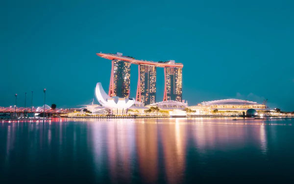 man made Marina Bay Sands HD Desktop Wallpaper | Background Image