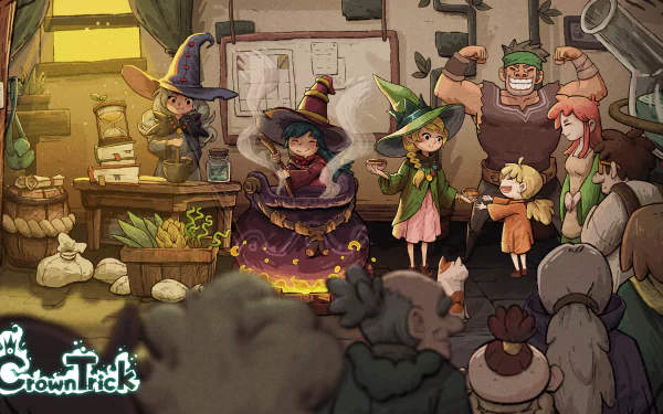 video game Crown Trick HD Desktop Wallpaper | Background Image