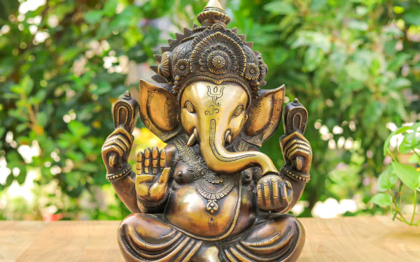 statue Ganesh religious hinduism HD Desktop Wallpaper | Background Image