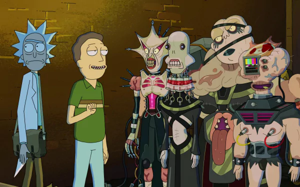 Jerry Smith Rick Sanchez TV Show Rick and Morty HD Desktop Wallpaper | Background Image