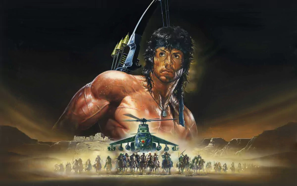 Sylvester Stallone Rambo movie Rambo III HD Desktop Wallpaper | Background Image