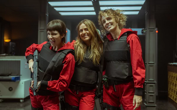 Money Heist Lisbon (La Casa De Papel) Itziar Ituño Stockholm (La Casa De Papel) Esther Acebo Tokyo (La Casa De Papel) Úrsula Corberó TV Show HD Desktop Wallpaper | Background Image