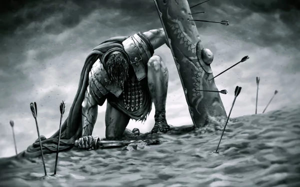 shield roman centurion fantasy warrior fantasy warrior HD Desktop Wallpaper | Background Image