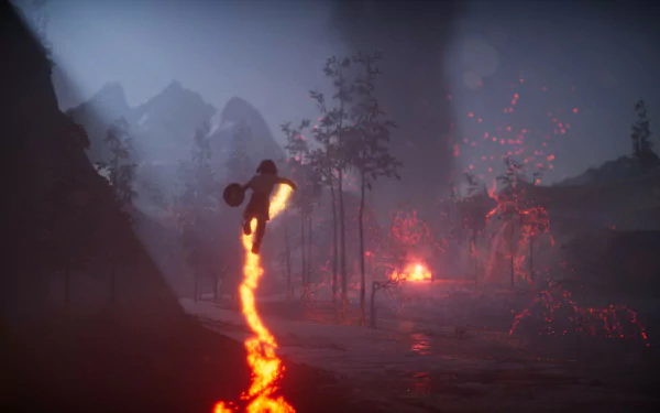 video game Skabma - Snowfall HD Desktop Wallpaper | Background Image