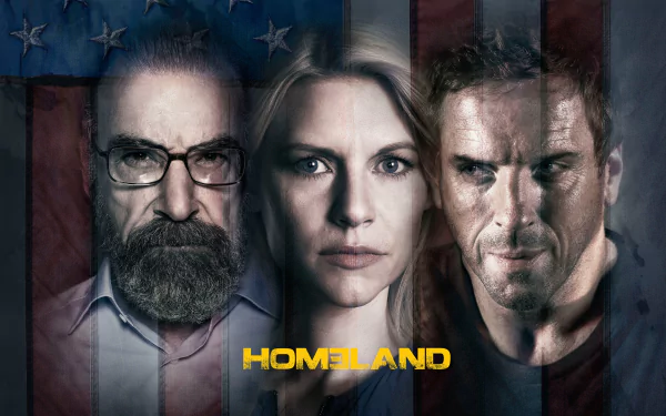 Mandy Patinkin Damian Lewis Claire Danes TV Show Homeland HD Desktop Wallpaper | Background Image