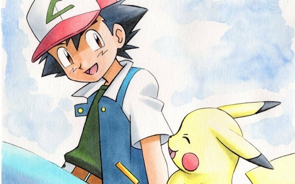 Anime Pokémon Ash Ketchum Pikachu HD Wallpaper | Background Image
