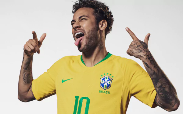 Brazil National Football Team Neymar Sports HD Desktop Wallpaper | Background Image