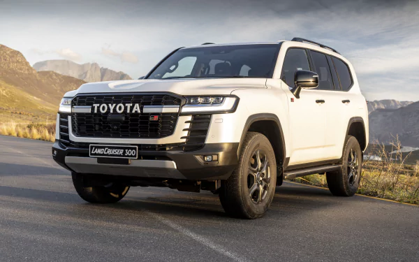 white car SUV vehicle Toyota Land Cruiser GR-S HD Desktop Wallpaper | Background Image