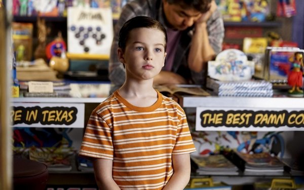 TV Show Young Sheldon Iain Armitage Sheldon Cooper HD Wallpaper | Background Image