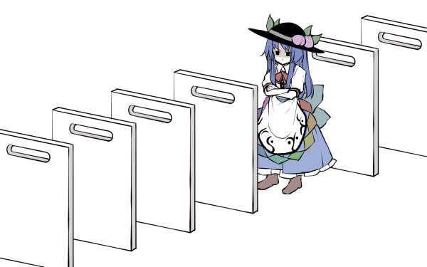 Anime Touhou Tenshi Hinanawi HD Wallpaper | Background Image