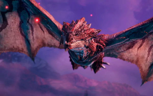 Rathalos (Monster Hunter) video game Monster Hunter Rise HD Desktop Wallpaper | Background Image