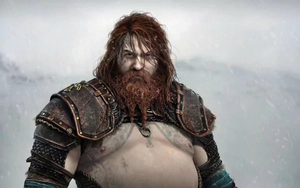 Thor (God of War) video game God of War: Ragnarök HD Desktop Wallpaper | Background Image