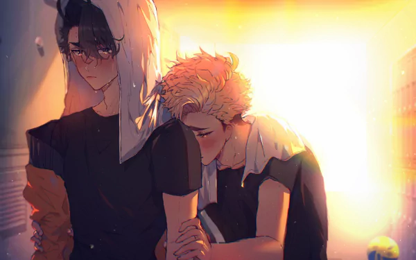 Kiyoomi Sakusa Miya Atsumu Anime Haikyū!! HD Desktop Wallpaper | Background Image