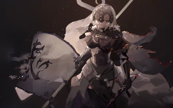 Joan of Arc Anime Fate/Grand Order HD Desktop Wallpaper | Background Image
