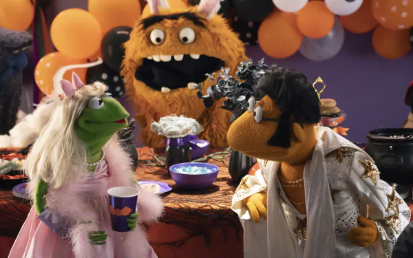 Scooter (Muppet) Kermit the Frog movie Muppets Haunted Mansion HD Desktop Wallpaper | Background Image