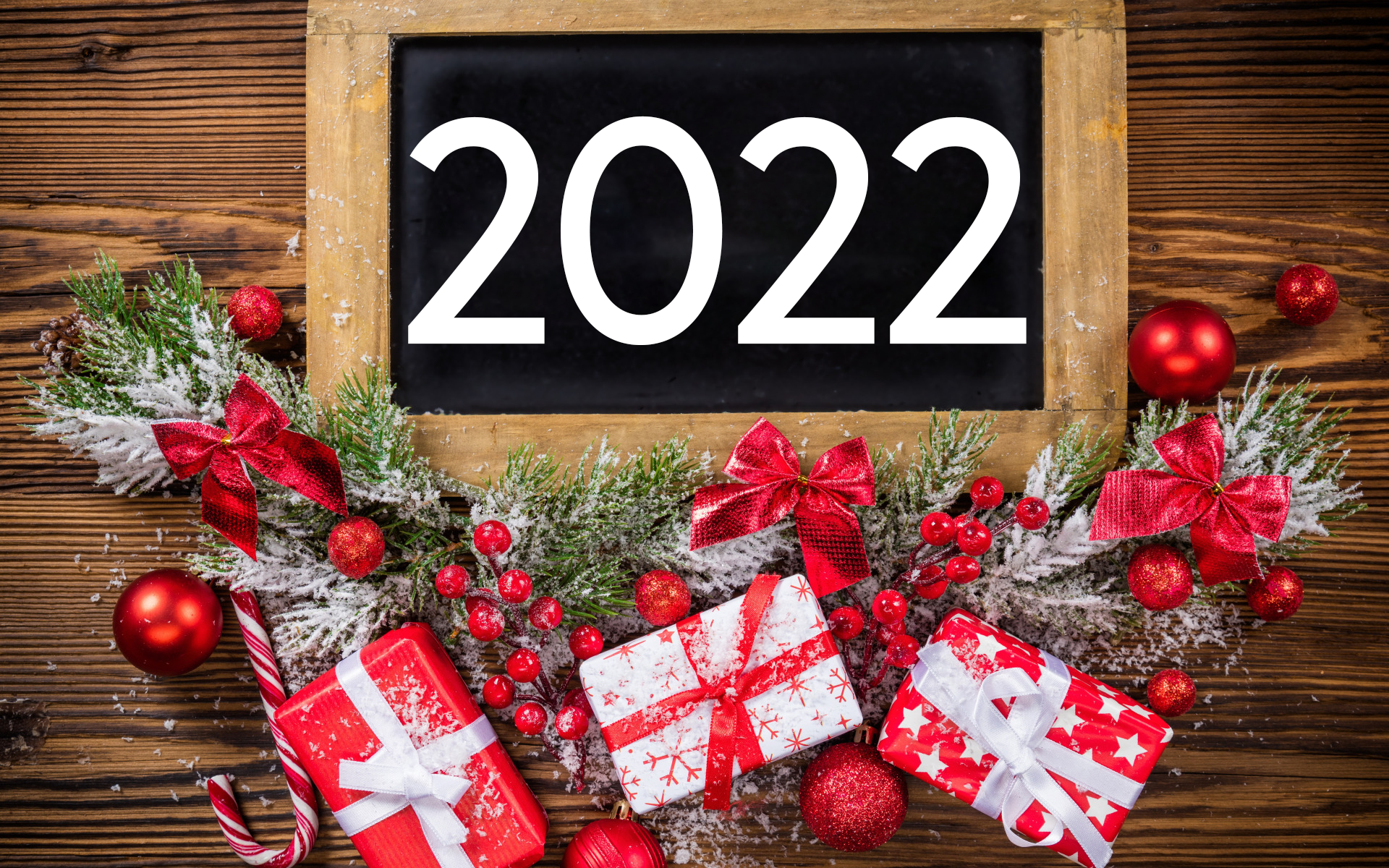 Vacances Nouvel An 2022 Fond d'écran HD | Image