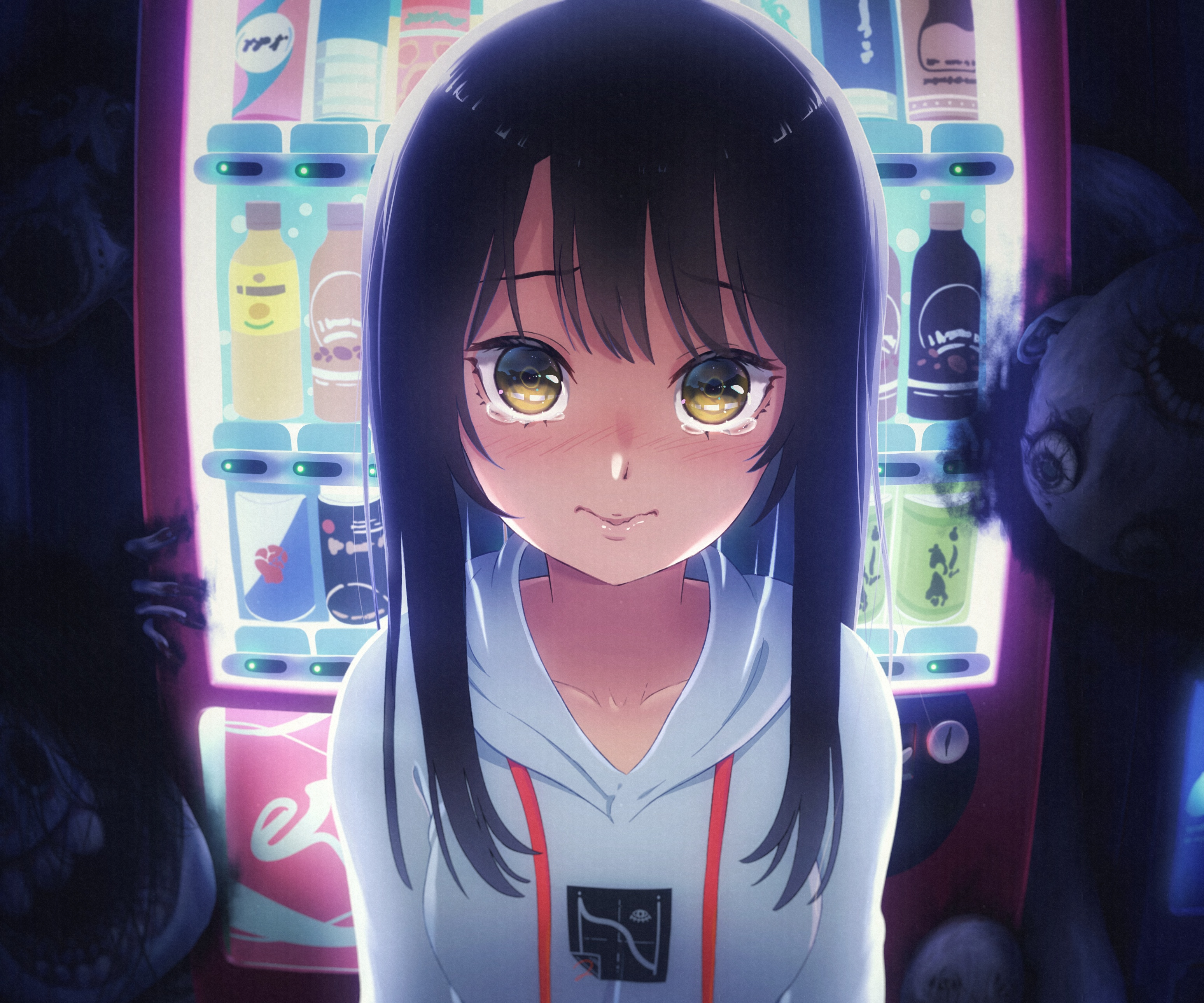 Anime Mieruko-chan HD Wallpaper