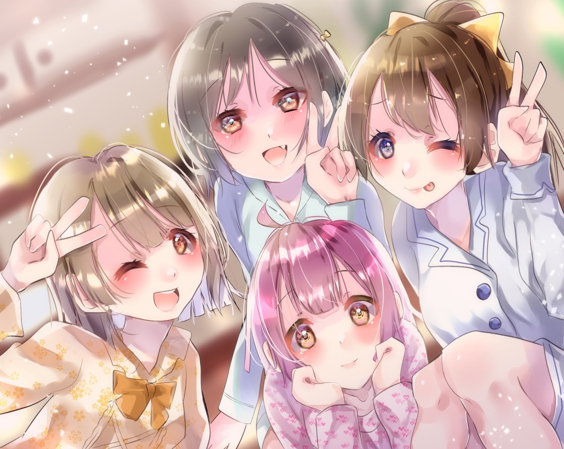 Download Kasumi Nakasu Rina Tennoji Shizuku Osaka Shioriko Mifune Anime Love Live! Nijigasaki High School Idol Club HD Wallpaper