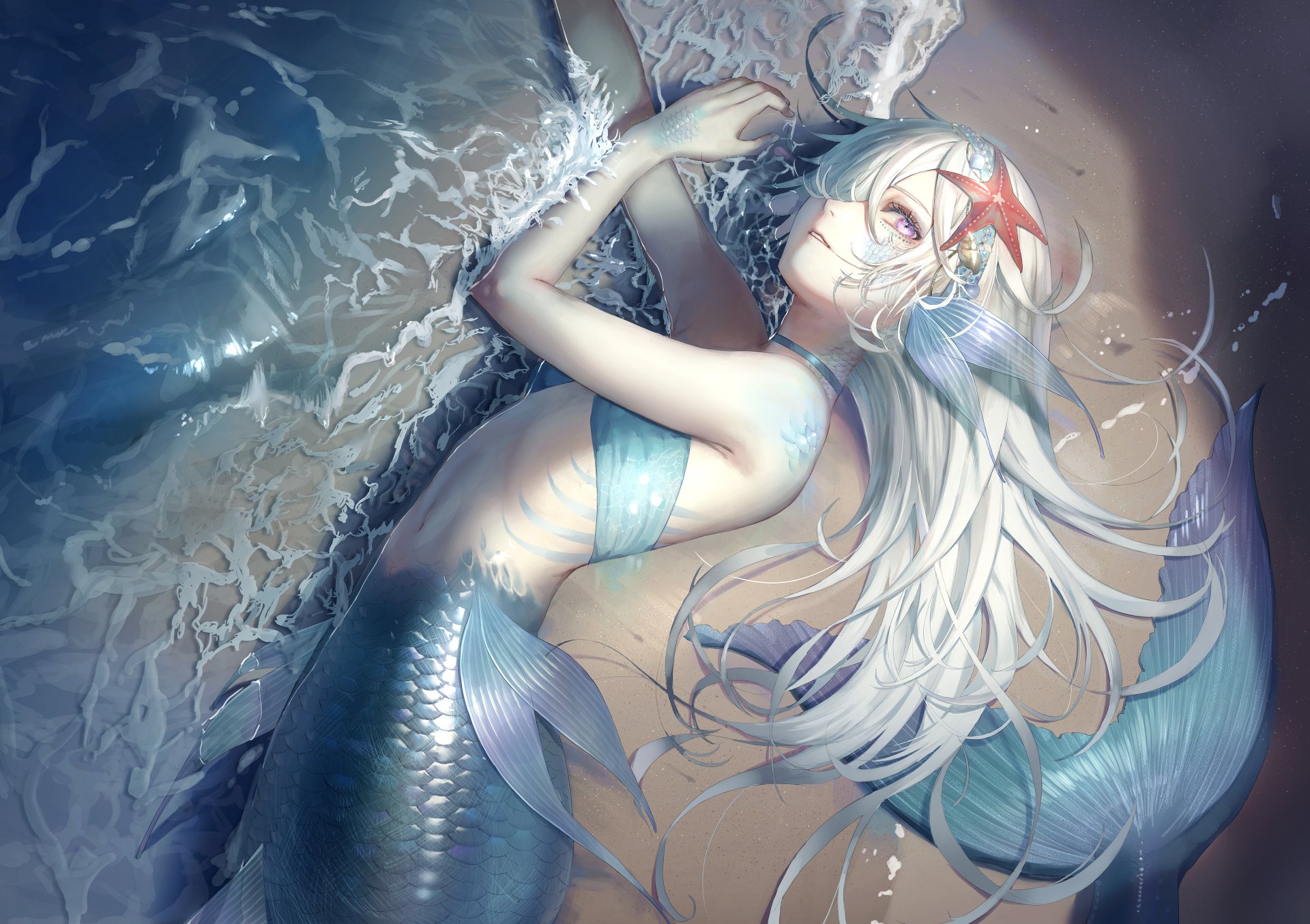 Anime mermaid by xnitarax on DeviantArt