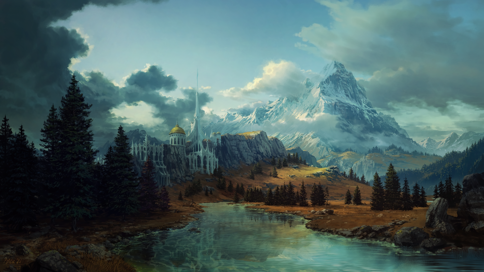 Fantasy Castle: A Stunning 4K Ultra HD Wallpaper by Philipp A. Urlich ...
