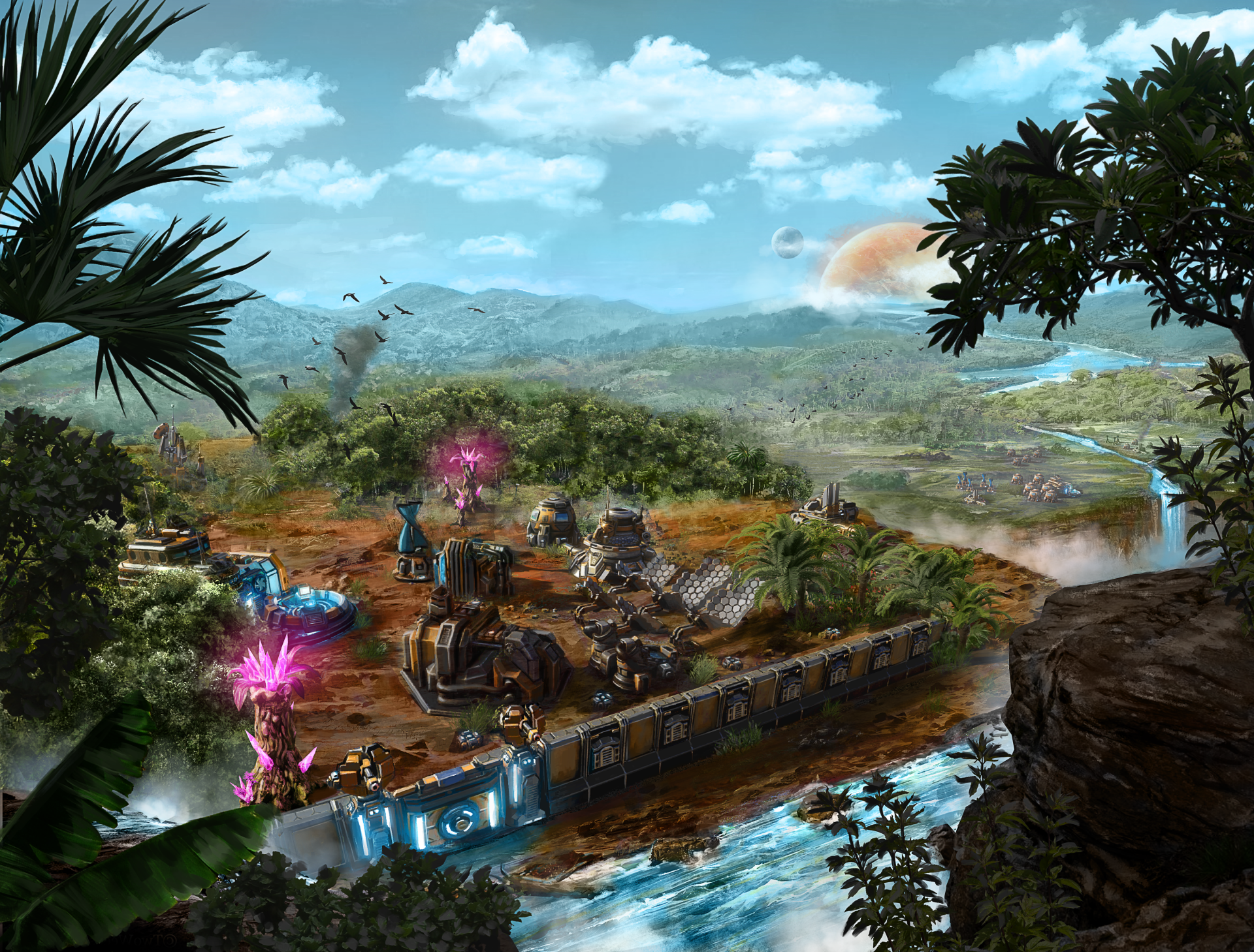 Download Video Game The Riftbreaker 4k Ultra HD Wallpaper