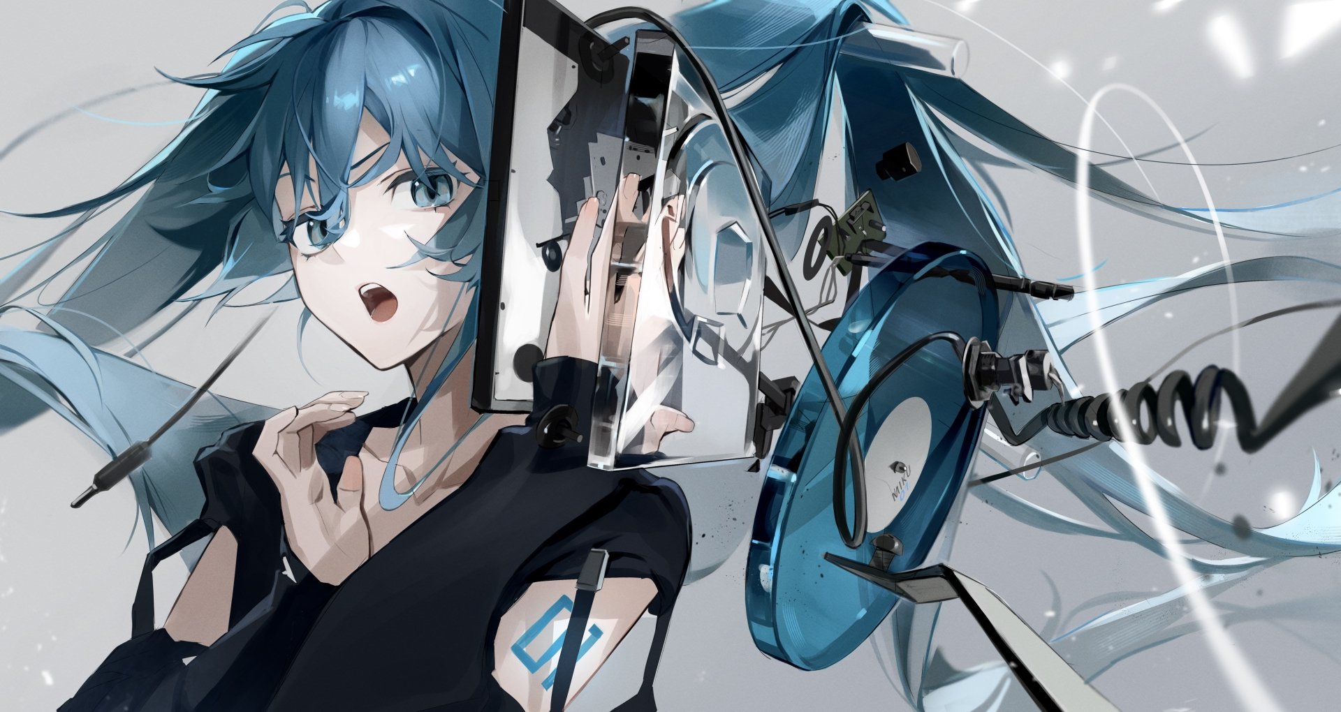 Download Hatsune Miku Anime Vocaloid 4k Ultra HD Wallpaper