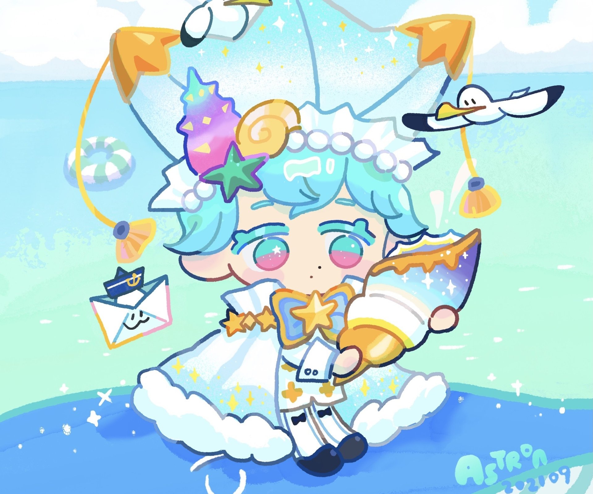 Download Peppermint Cookie (Cookie Run) Video Game Cookie Run: OvenBreak HD Wallpaper