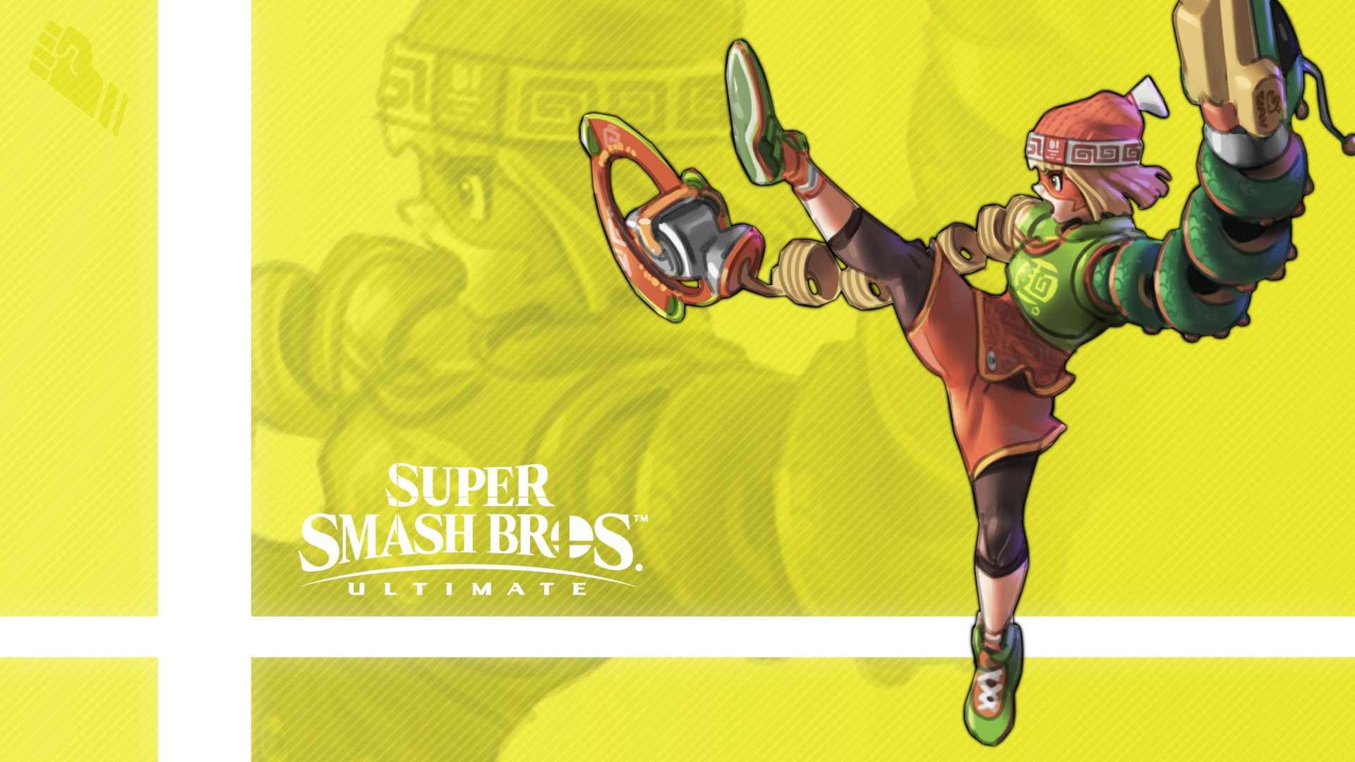 Download Min Min (Arms) Video Game Super Smash Bros. Ultimate HD Wallpaper by Callum Nakajima